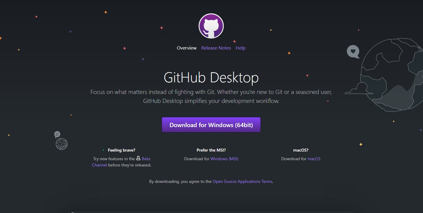 Встановлення програми GitHub Desktop - 0