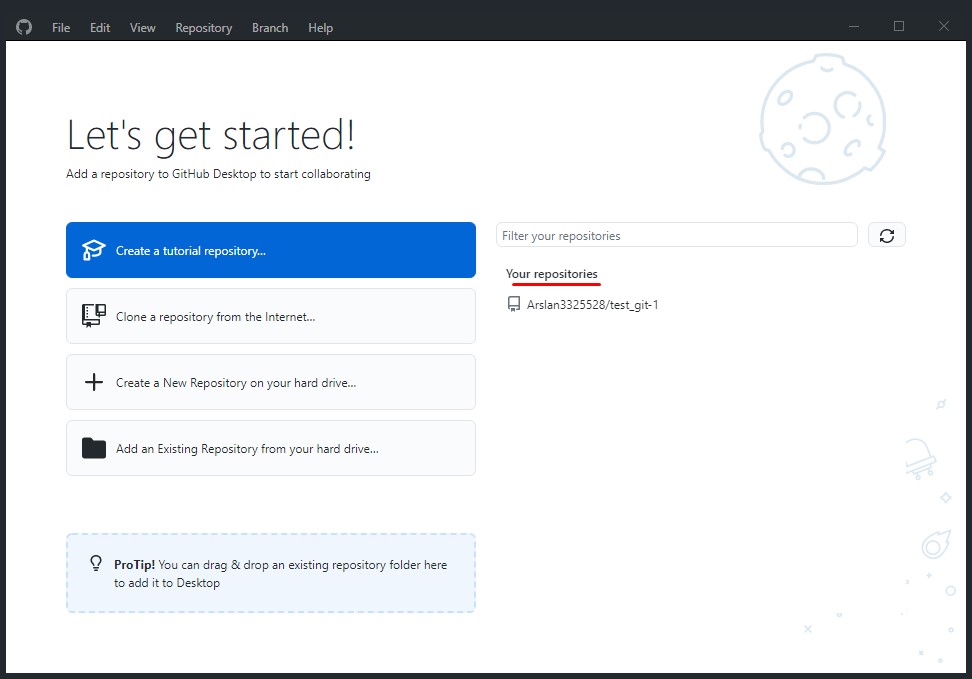 Встановлення програми GitHub Desktop - 7