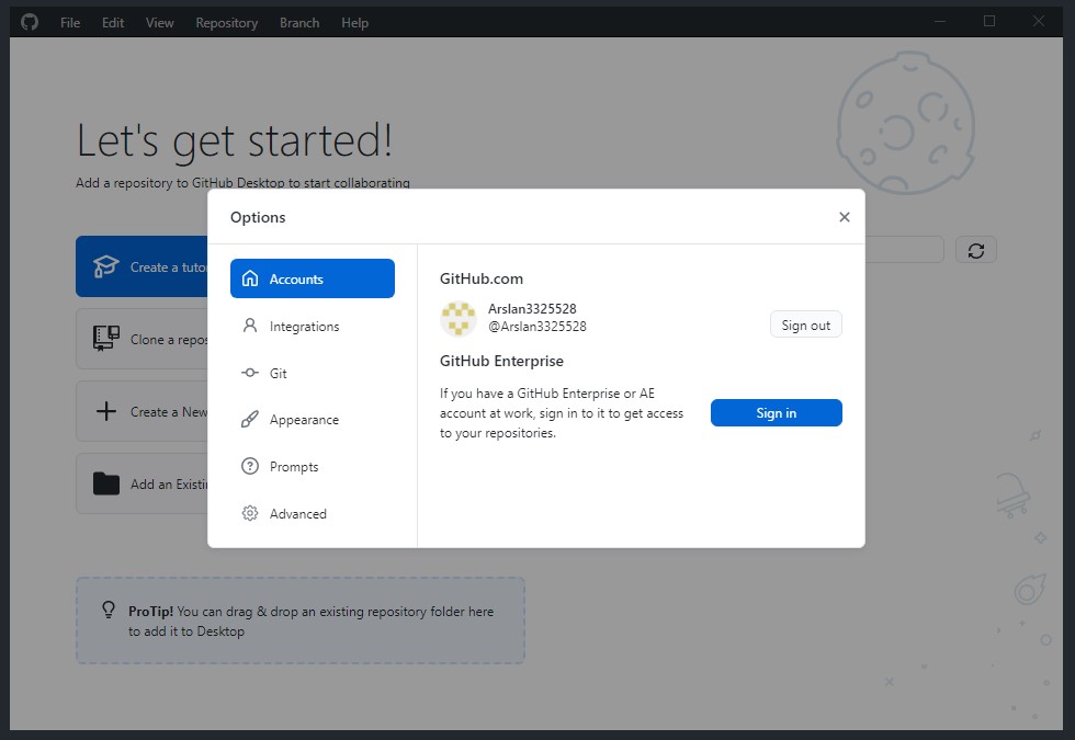 Встановлення програми GitHub Desktop - 8
