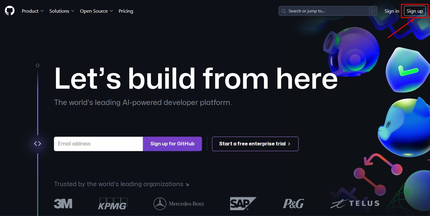 Реєстрація на GitHub - 1