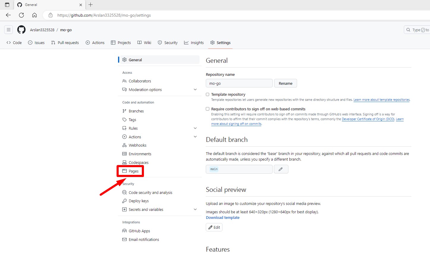 Хостинг GitHub Pages - 2