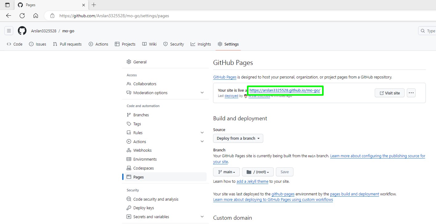 Хостинг GitHub Pages - 7