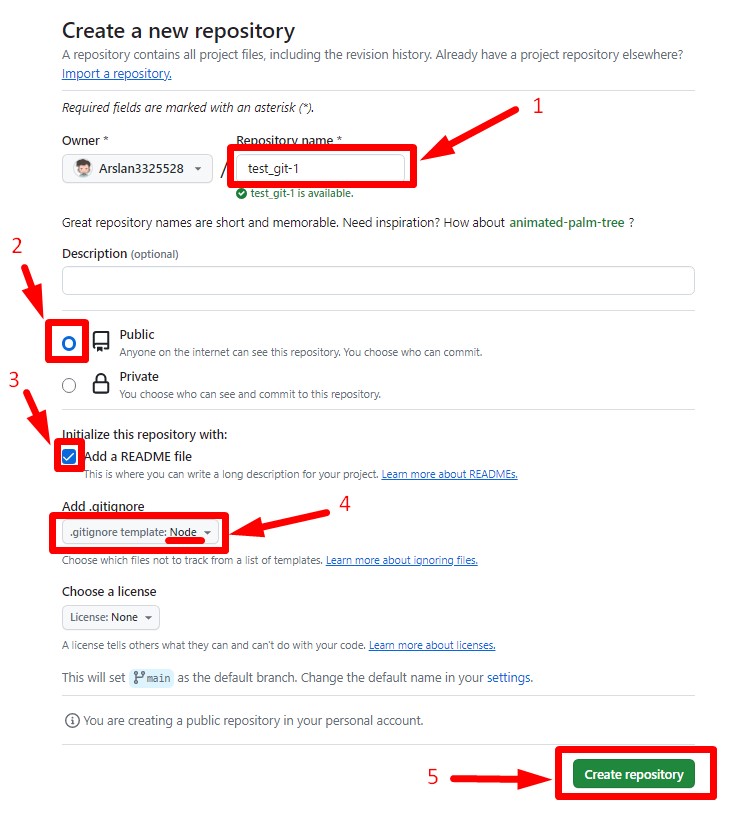Створення віддаленого репозиторію на GitHub - 2