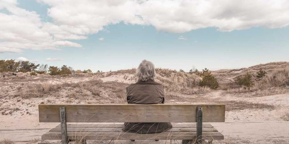 Man looking into the distance